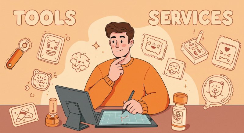 初心者必見！スタンプ制作に役立つツールとサービス