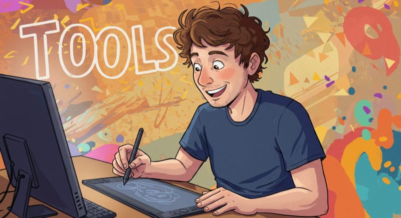 デジタルアート制作に欠かせないツールとプラットフォーム