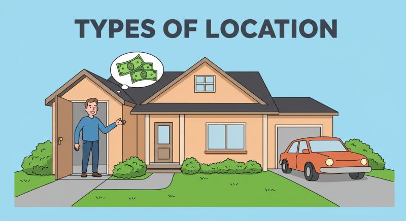 貸し出せる場所の種類