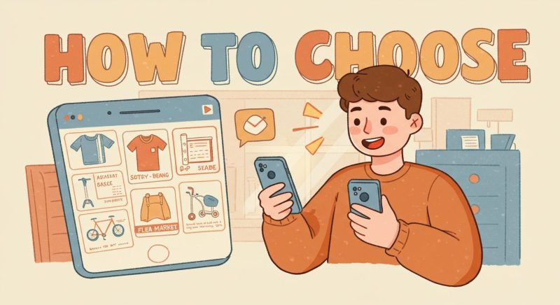 フリマアプリの選び方