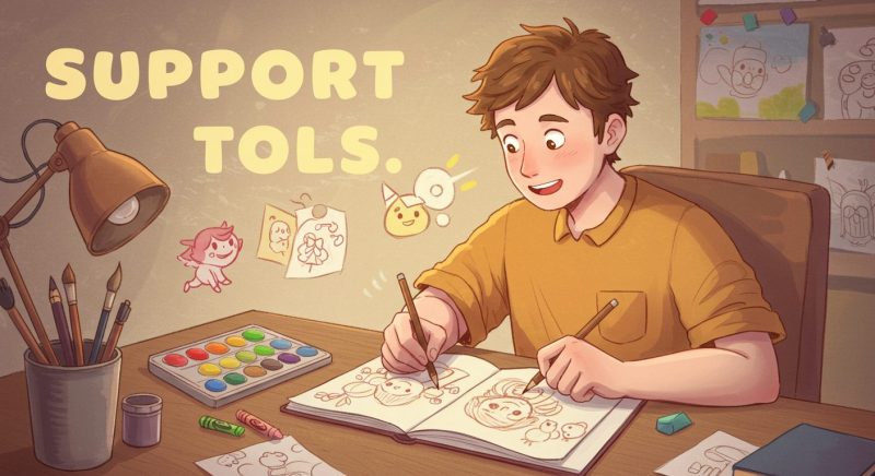 絵本作成をサポートする便利なツールたち