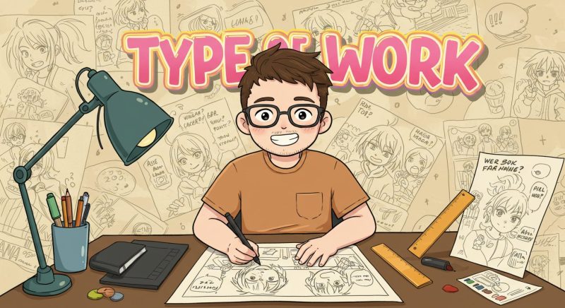 漫画・イラスト制作の主な仕事の種類