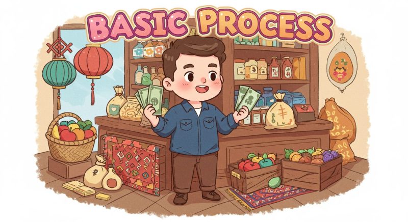 輸入販売の基本的な流れ