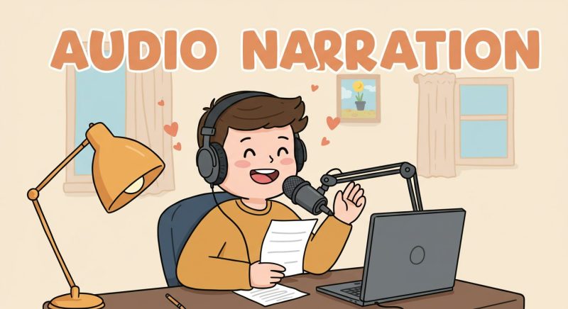 音声ナレーション録音の仕事とは？